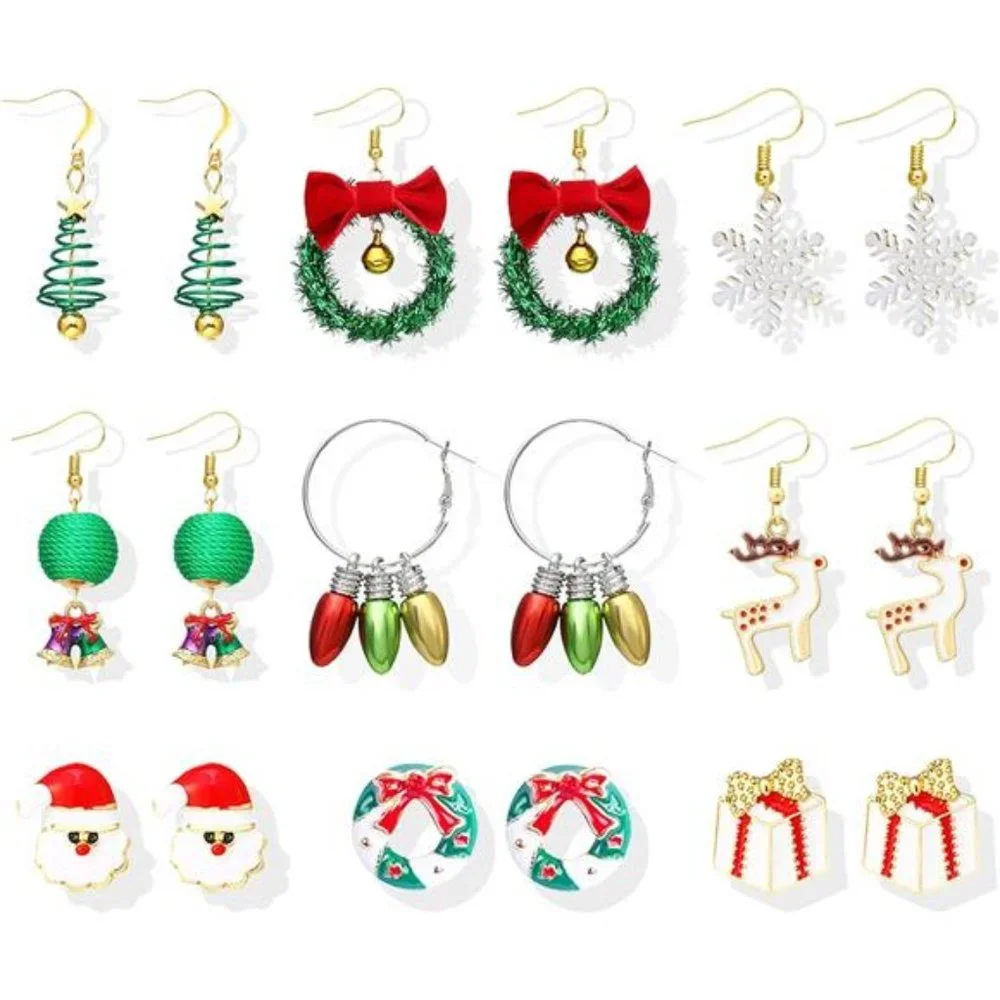 Christmas Earrings for Women Christmas Jewelry for Women Christmas Gift for Teen